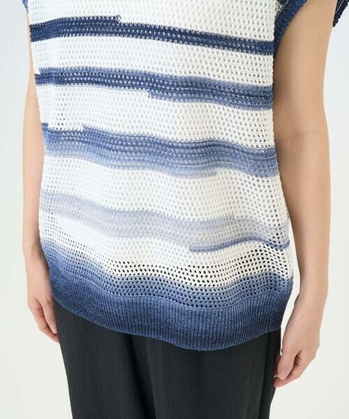 GIANNI LO GIUDICE / ジャンニ・ロ・ジュディチェ ベスト | カスリボーダーニットベスト | 詳細10