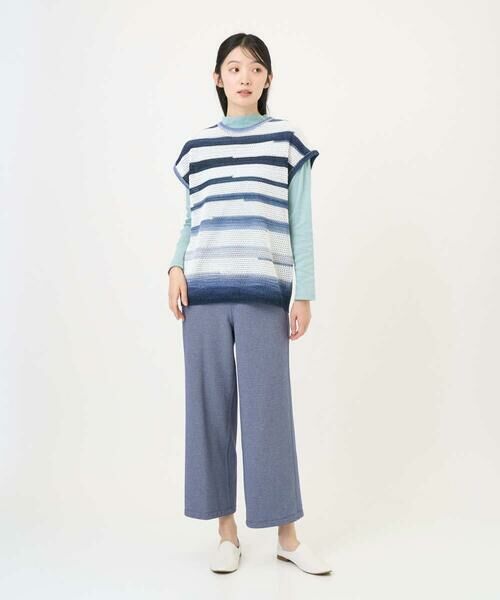 GIANNI LO GIUDICE / ジャンニ・ロ・ジュディチェ ベスト | カスリボーダーニットベスト | 詳細16