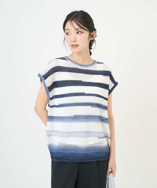 GIANNI LO GIUDICE / ジャンニ・ロ・ジュディチェ ベスト | カスリボーダーニットベスト | 詳細2