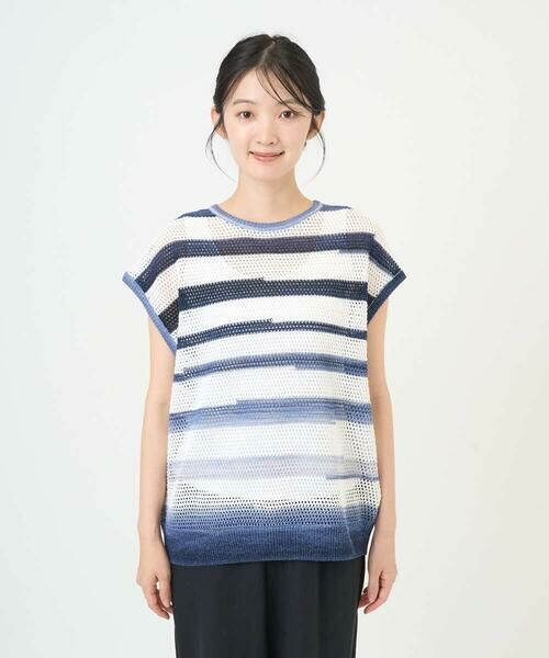 GIANNI LO GIUDICE / ジャンニ・ロ・ジュディチェ ベスト | カスリボーダーニットベスト | 詳細5