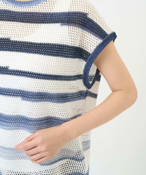 GIANNI LO GIUDICE / ジャンニ・ロ・ジュディチェ ベスト | カスリボーダーニットベスト | 詳細9