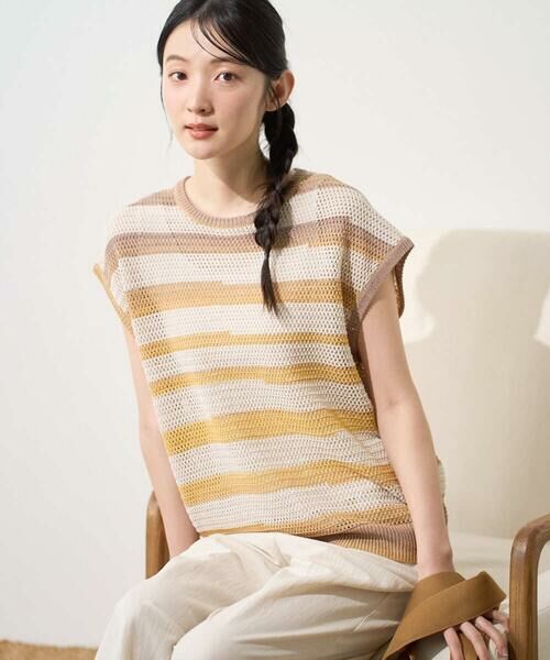 GIANNI LO GIUDICE / ジャンニ・ロ・ジュディチェ ベスト | カスリボーダーニットベスト | 詳細20