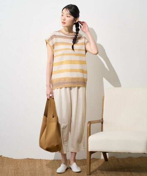 GIANNI LO GIUDICE / ジャンニ・ロ・ジュディチェ ベスト | カスリボーダーニットベスト | 詳細28