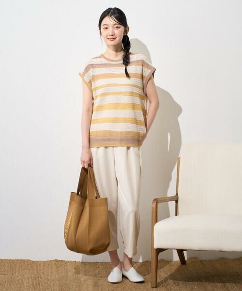 GIANNI LO GIUDICE / ジャンニ・ロ・ジュディチェ ベスト | カスリボーダーニットベスト | 詳細29