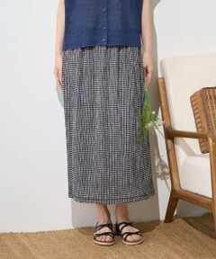 GIANNI LO GIUDICE / ジャンニ・ロ・ジュディチェ ロング・マキシ丈スカート | [洗える・日本製]カールマイヤーチェックスカート