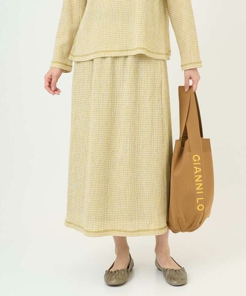 GIANNI LO GIUDICE / ジャンニ・ロ・ジュディチェ ロング・マキシ丈スカート | [洗える・日本製]カールマイヤーチェックスカート | 詳細3