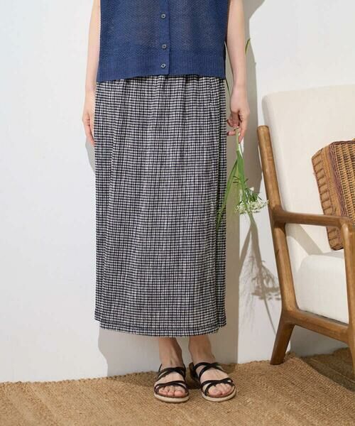 GIANNI LO GIUDICE / ジャンニ・ロ・ジュディチェ ロング・マキシ丈スカート | [洗える・日本製]カールマイヤーチェックスカート | 詳細15