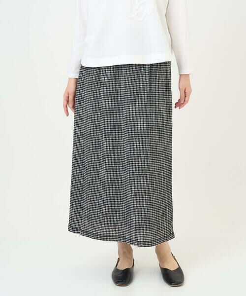 GIANNI LO GIUDICE / ジャンニ・ロ・ジュディチェ ロング・マキシ丈スカート | [洗える・日本製]カールマイヤーチェックスカート | 詳細16