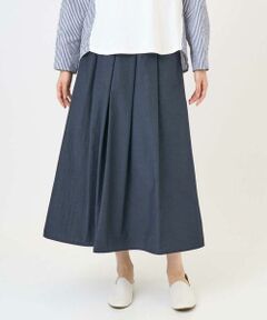 GIANNI LO GIUDICE / ジャンニ・ロ・ジュディチェ ロング・マキシ丈スカート | [洗える]ポリエステルコットングログランスカート