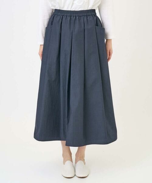 GIANNI LO GIUDICE / ジャンニ・ロ・ジュディチェ ロング・マキシ丈スカート | [洗える]ポリエステルコットングログランスカート | 詳細14
