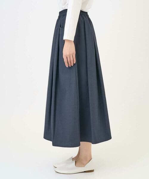 GIANNI LO GIUDICE / ジャンニ・ロ・ジュディチェ ロング・マキシ丈スカート | [洗える]ポリエステルコットングログランスカート | 詳細15