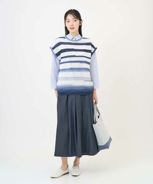 GIANNI LO GIUDICE / ジャンニ・ロ・ジュディチェ ロング・マキシ丈スカート | [洗える]ポリエステルコットングログランスカート | 詳細25