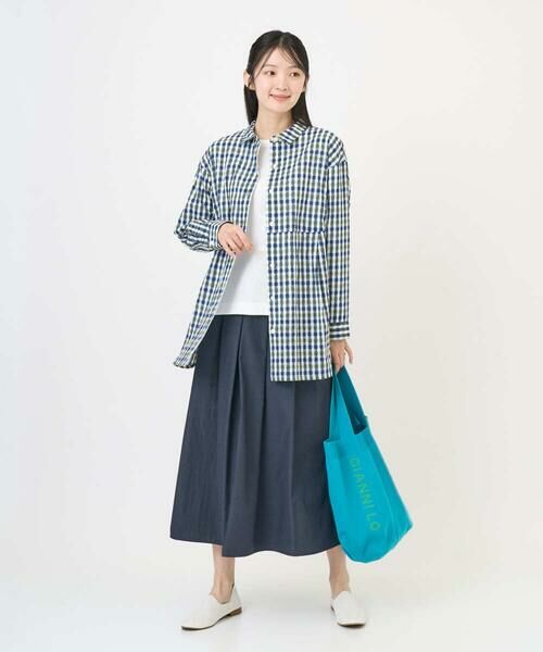 GIANNI LO GIUDICE / ジャンニ・ロ・ジュディチェ ロング・マキシ丈スカート | [洗える]ポリエステルコットングログランスカート | 詳細27