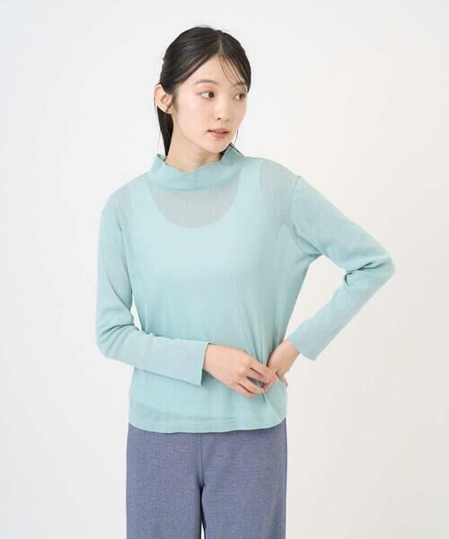 GIANNI LO GIUDICE / ジャンニ・ロ・ジュディチェ カットソー | [洗える・日本製]コットンチュールカットソー | 詳細7