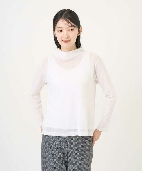 GIANNI LO GIUDICE / ジャンニ・ロ・ジュディチェ カットソー | [洗える・日本製]コットンチュールカットソー | 詳細13