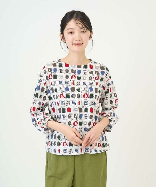 GIANNI LO GIUDICE / ジャンニ・ロ・ジュディチェ カットソー | [洗える・日本製]マーベラステンジクプリントカットソー | 詳細1