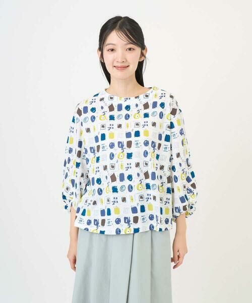 GIANNI LO GIUDICE / ジャンニ・ロ・ジュディチェ カットソー | [洗える・日本製]マーベラステンジクプリントカットソー | 詳細5