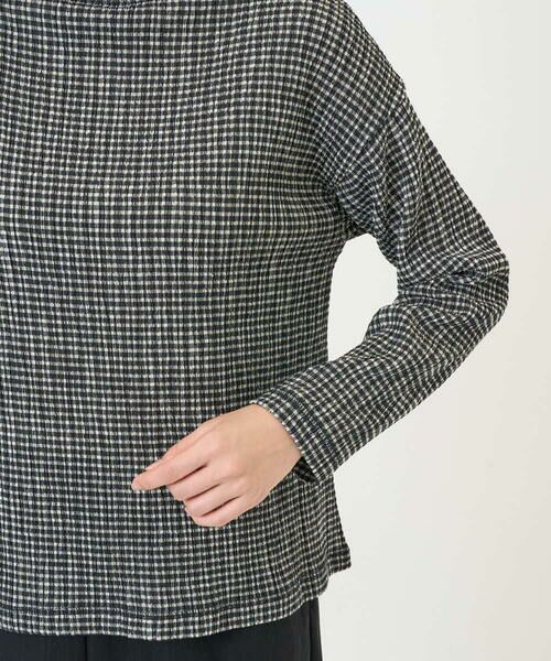 GIANNI LO GIUDICE / ジャンニ・ロ・ジュディチェ カットソー | [洗える・日本製]カールマイヤーチェックカットソー | 詳細20