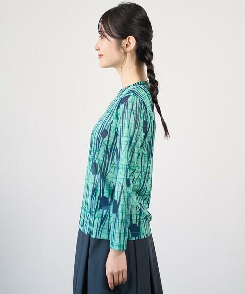 GIANNI LO GIUDICE / ジャンニ・ロ・ジュディチェ カットソー | [洗える・日本製]幾何ストライププリントカットソー | 詳細3