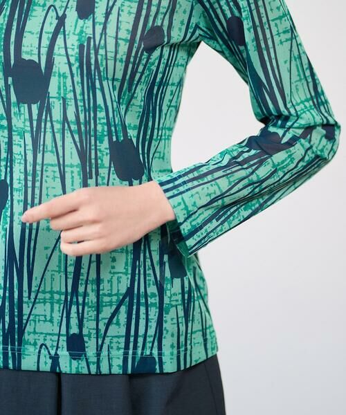 GIANNI LO GIUDICE / ジャンニ・ロ・ジュディチェ カットソー | [洗える・日本製]幾何ストライププリントカットソー | 詳細6