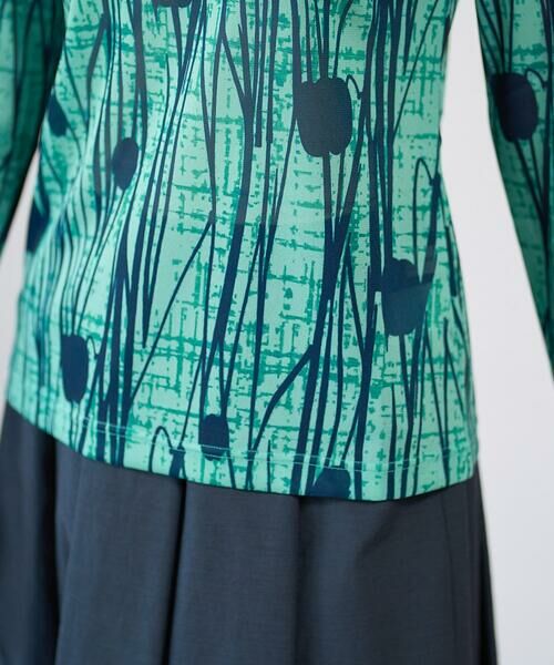 GIANNI LO GIUDICE / ジャンニ・ロ・ジュディチェ カットソー | [洗える・日本製]幾何ストライププリントカットソー | 詳細7