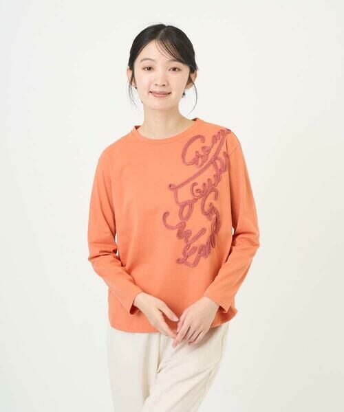 GIANNI LO GIUDICE / ジャンニ・ロ・ジュディチェ カットソー | [洗える・日本製]サイロコンパクトハイゲージ天竺カットソー（オレンジ）