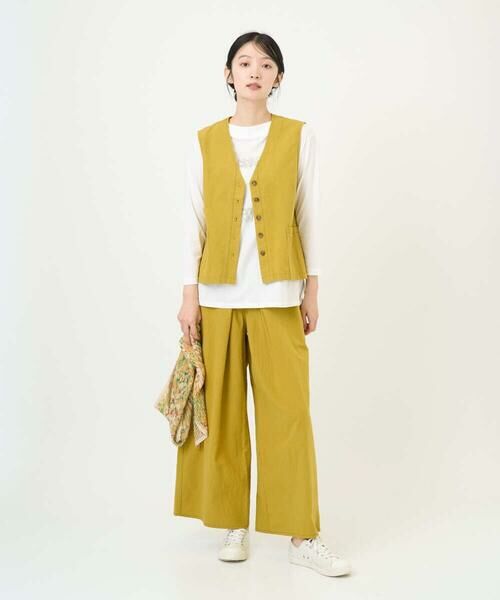 GIANNI LO GIUDICE / ジャンニ・ロ・ジュディチェ その他パンツ | [洗える]コットンナチュラルワッシャーワイドパンツ | 詳細16