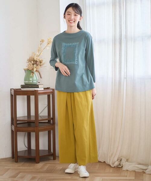 GIANNI LO GIUDICE / ジャンニ・ロ・ジュディチェ その他パンツ | [洗える]コットンナチュラルワッシャーワイドパンツ | 詳細26