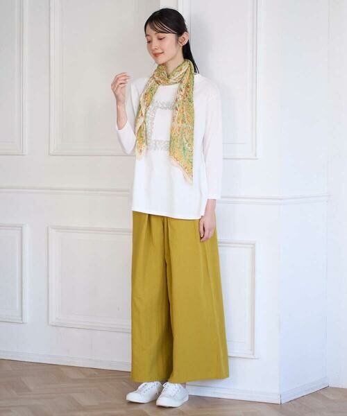 GIANNI LO GIUDICE / ジャンニ・ロ・ジュディチェ その他パンツ | [洗える]コットンナチュラルワッシャーワイドパンツ | 詳細27