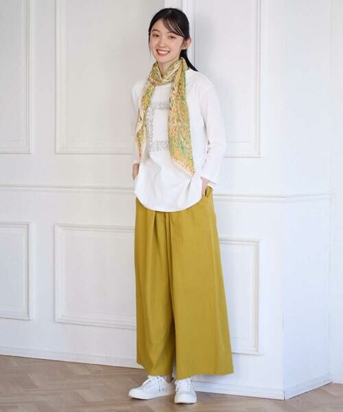 GIANNI LO GIUDICE / ジャンニ・ロ・ジュディチェ その他パンツ | [洗える]コットンナチュラルワッシャーワイドパンツ | 詳細28