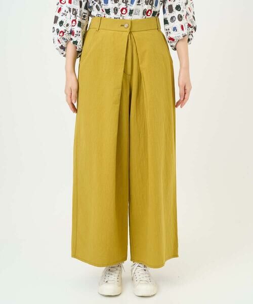 GIANNI LO GIUDICE / ジャンニ・ロ・ジュディチェ その他パンツ | [洗える]コットンナチュラルワッシャーワイドパンツ | 詳細4