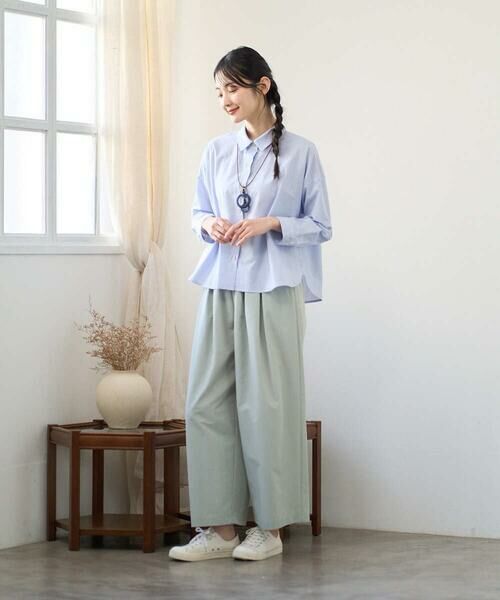 GIANNI LO GIUDICE / ジャンニ・ロ・ジュディチェ その他パンツ | [洗える]ポリエステルコットングログランパンツ | 詳細15