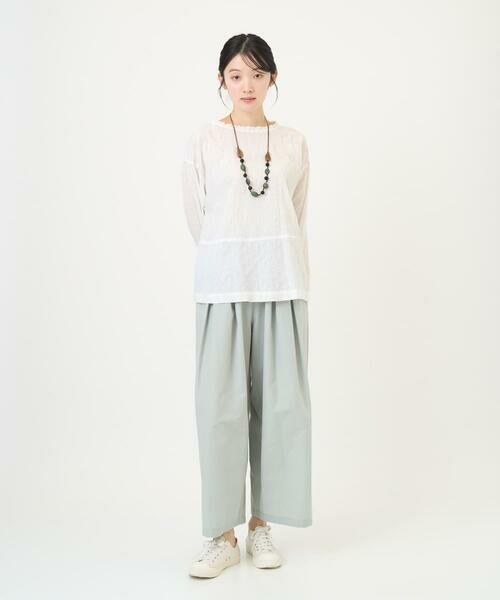 GIANNI LO GIUDICE / ジャンニ・ロ・ジュディチェ その他パンツ | [洗える]ポリエステルコットングログランパンツ | 詳細3