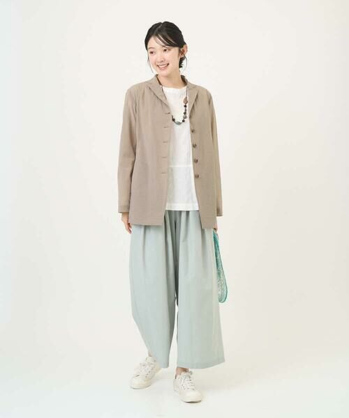 GIANNI LO GIUDICE / ジャンニ・ロ・ジュディチェ その他パンツ | [洗える]ポリエステルコットングログランパンツ | 詳細5