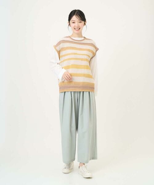 GIANNI LO GIUDICE / ジャンニ・ロ・ジュディチェ その他パンツ | [洗える]ポリエステルコットングログランパンツ | 詳細9