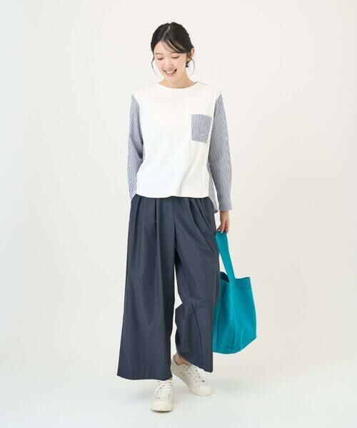 GIANNI LO GIUDICE / ジャンニ・ロ・ジュディチェ その他パンツ | [洗える]ポリエステルコットングログランパンツ | 詳細21