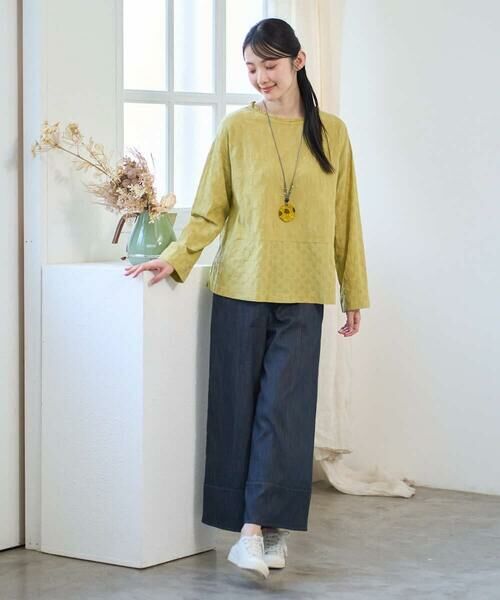 GIANNI LO GIUDICE / ジャンニ・ロ・ジュディチェ その他パンツ | [洗える]スラブシャンブレーデニムパンツ | 詳細23