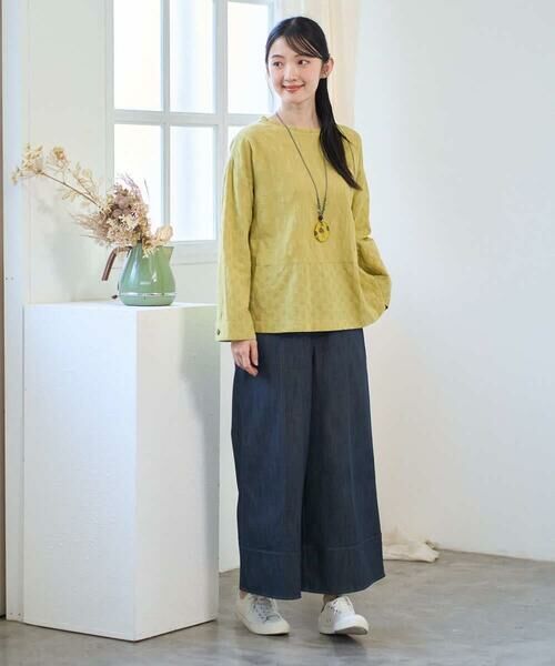 GIANNI LO GIUDICE / ジャンニ・ロ・ジュディチェ その他パンツ | [洗える]スラブシャンブレーデニムパンツ | 詳細24