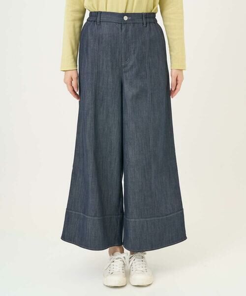 GIANNI LO GIUDICE / ジャンニ・ロ・ジュディチェ その他パンツ | [洗える]スラブシャンブレーデニムパンツ | 詳細30