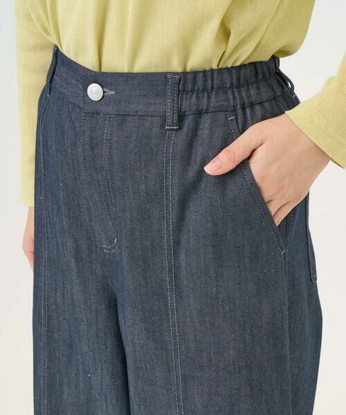 GIANNI LO GIUDICE / ジャンニ・ロ・ジュディチェ その他パンツ | [洗える]スラブシャンブレーデニムパンツ | 詳細7