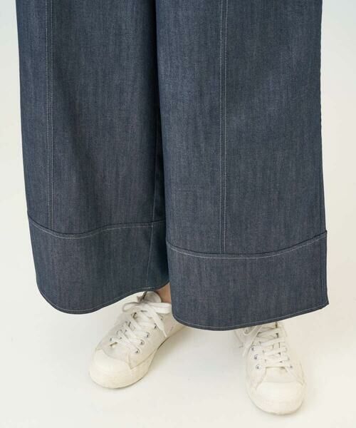 GIANNI LO GIUDICE / ジャンニ・ロ・ジュディチェ その他パンツ | [洗える]スラブシャンブレーデニムパンツ | 詳細8