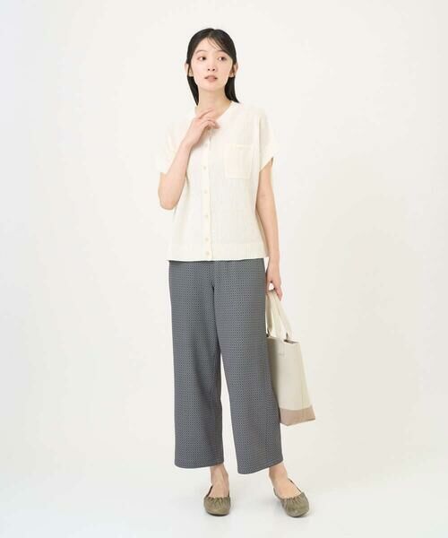 GIANNI LO GIUDICE / ジャンニ・ロ・ジュディチェ その他パンツ | [洗える・リバーシブル]裏コットン幾何プリントパンツ | 詳細3