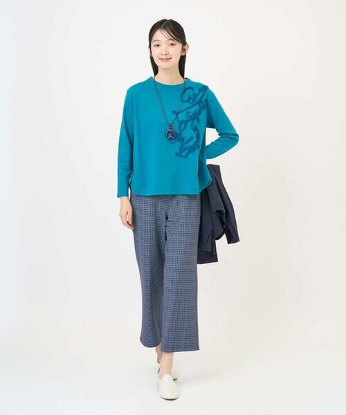 GIANNI LO GIUDICE / ジャンニ・ロ・ジュディチェ その他パンツ | [洗える・リバーシブル]裏コットン幾何プリントパンツ | 詳細21