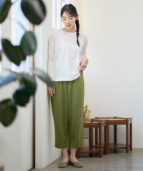 GIANNI LO GIUDICE / ジャンニ・ロ・ジュディチェ その他パンツ | [洗える・日本製]ナチュラルスムースパンツ | 詳細21