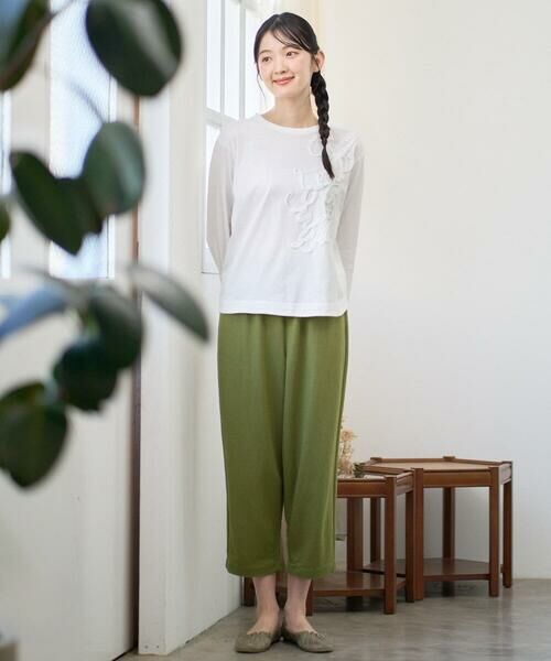 GIANNI LO GIUDICE / ジャンニ・ロ・ジュディチェ その他パンツ | [洗える・日本製]ナチュラルスムースパンツ | 詳細22