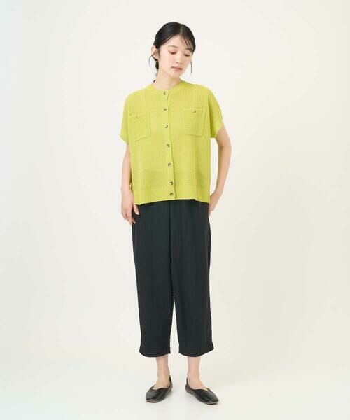 GIANNI LO GIUDICE / ジャンニ・ロ・ジュディチェ ベスト | ペーパーヤーン鹿の子ニットベスト | 詳細11