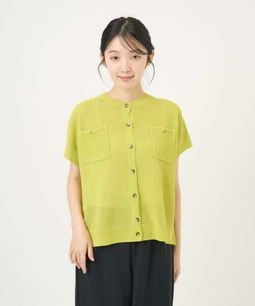 GIANNI LO GIUDICE / ジャンニ・ロ・ジュディチェ ベスト | ペーパーヤーン鹿の子ニットベスト | 詳細2