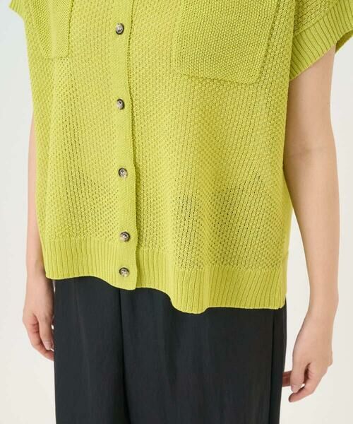 GIANNI LO GIUDICE / ジャンニ・ロ・ジュディチェ ベスト | ペーパーヤーン鹿の子ニットベスト | 詳細9