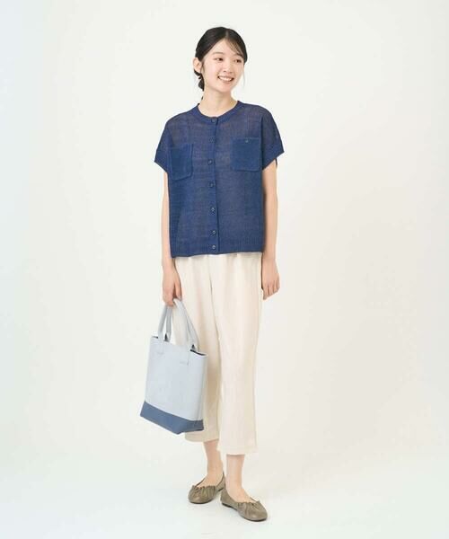 GIANNI LO GIUDICE / ジャンニ・ロ・ジュディチェ ベスト | ペーパーヤーン鹿の子ニットベスト | 詳細22