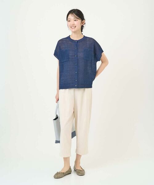 GIANNI LO GIUDICE / ジャンニ・ロ・ジュディチェ ベスト | ペーパーヤーン鹿の子ニットベスト | 詳細23